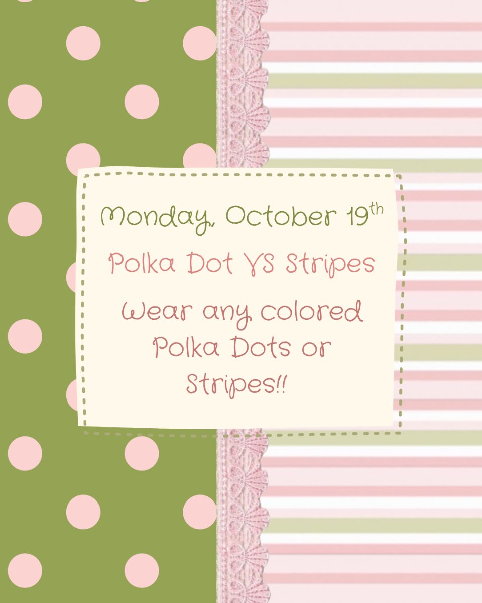 Homecoming Spirit Week Monday Graphic